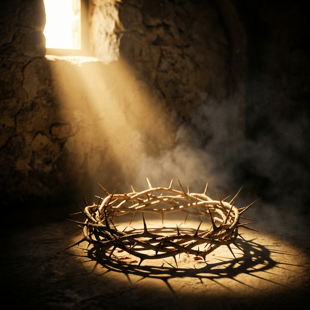 A single vibrant red rose with dew drops on its petals in a ceramic vase.